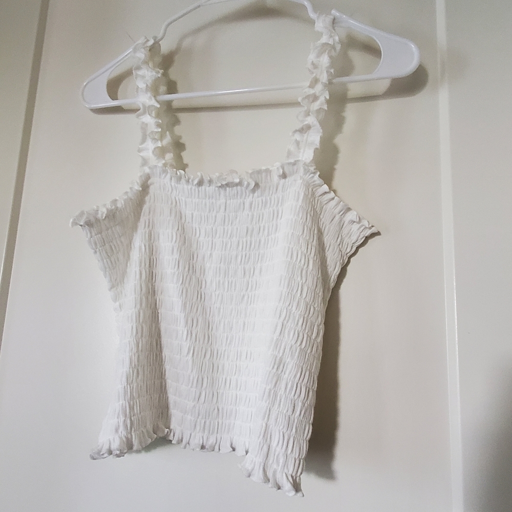 Wilfred Free Essence Tank Smocked, square-neck tank top